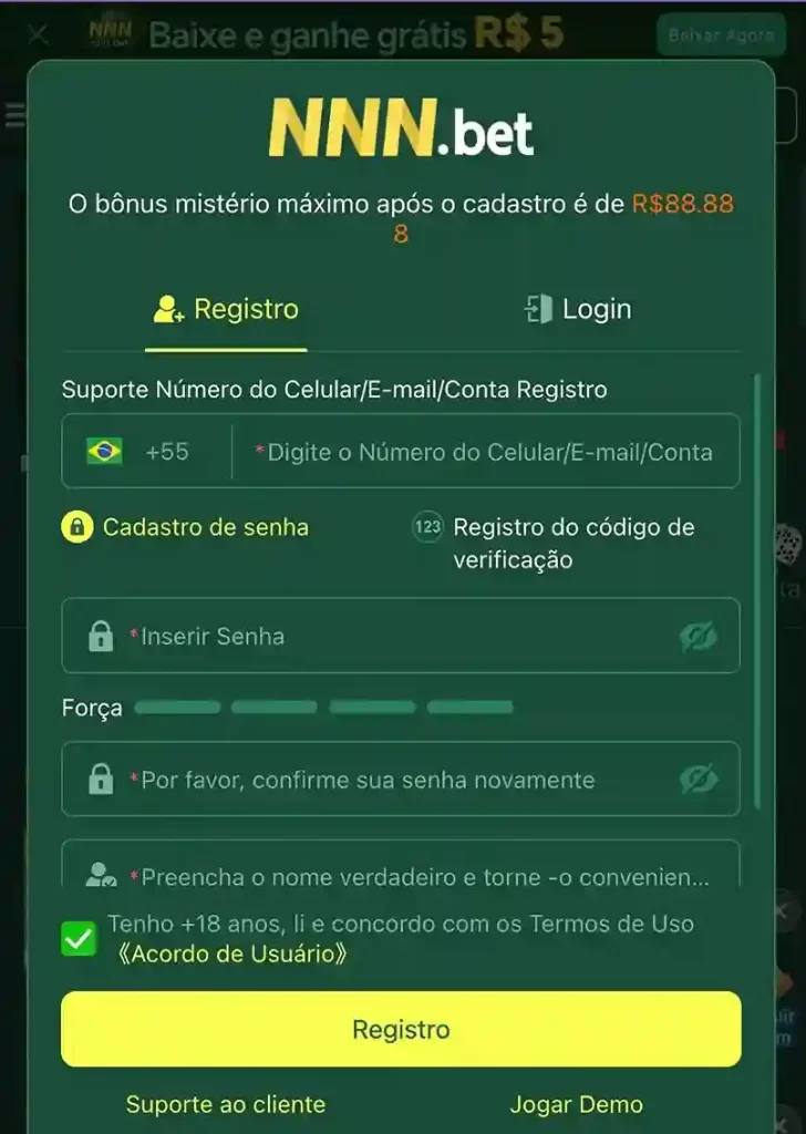 Registrar NNNBET
